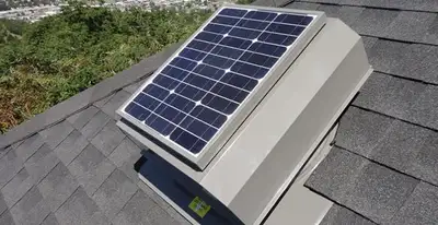 attic fan installation services with energy-efficient roof-mounted ventilation system in Long Beach, CA