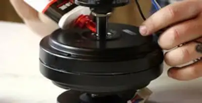 Ceiling fan motor repair and internal component adjustment in Long Beach, CA