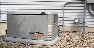 generator installation service featuring outdoor standby generator setup by licensed electricians in Long Beach, CA