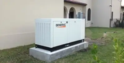 generator installation service showing standby generator professionally installed for residential power backup in Long Beach, CA