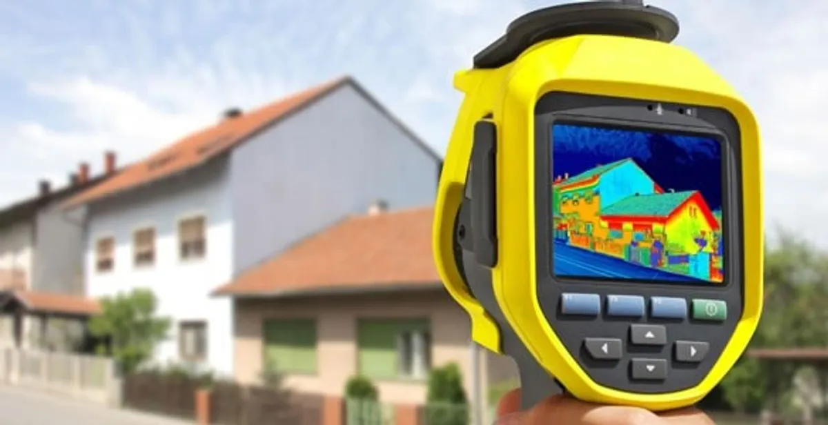 home energy audit service performing exterior thermal inspection to identify energy loss in Long Beach, CA