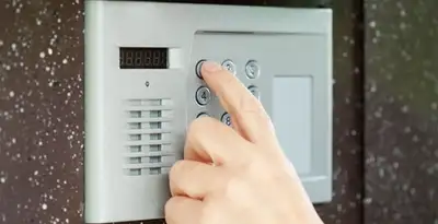 intercom system for home installation services with indoor access control keypad in Long Beach, CA
