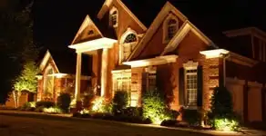landscape lighting installation services enhancing residential exterior lighting in Long Beach, CA