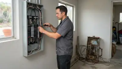 Electrician panel upgrade for an older home in Rancho Palos Verdes, CA