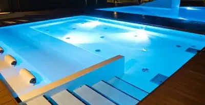 pool light installation and repair services providing modern illuminated pool lighting in Long Beach, CA
