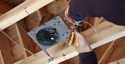 Professional recessed lighting installation with electrical wiring by licensed electricians in Long Beach, CA