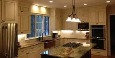 Recessed lighting installation enhancing interior lighting by professional electricians in Long Beach, CA